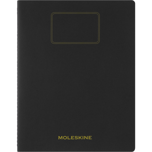 Записна книжка Moleskine Cahier Student XXL, Нелінована Чорний (8056999276898)  