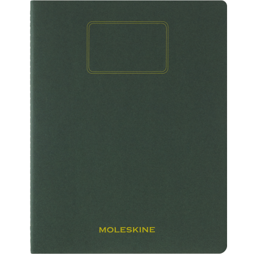 Записна книжка Moleskine Cahier Student XXL, Нелінований Миртовий зелений (8056999276911)  