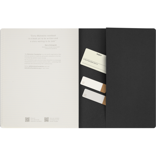 Записна книжка Moleskine Cahier Student XXL, Лінійка Чорний (8056999276867) Записна книжка Moleskine Cahier Student XXL, Лінійка Чорний (8056999276867)