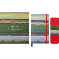 Подарковий набір Moleskine Impressionism (Записна книжка середня нелінована + 6 акварельних олівців) (8056999275785)  