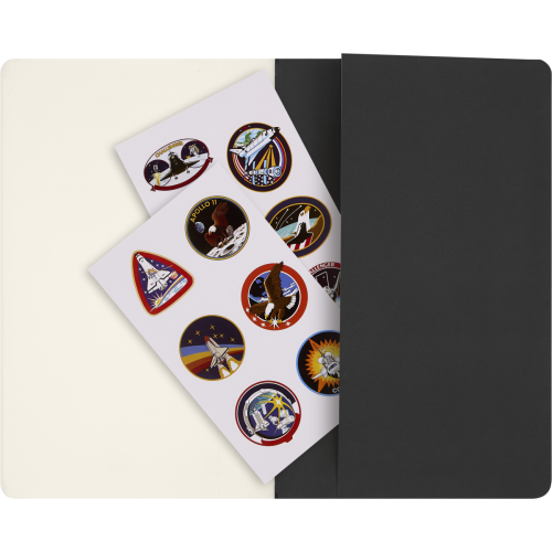 Набір записних книжок Moleskine Cahier NASA середній (2 шт), Неліновані (8056999277536) Набір записних книжок Moleskine Cahier NASA середній (2 шт), Неліновані (8056999277536)
