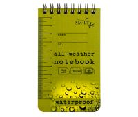 Тактичний блокнот, водостійкий, 125х75 мм, 120 г/м2, 48 л., SMILTAINIS