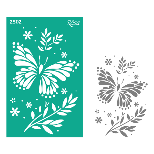 Трафарет многоразовый самоклеящийся №2502 13х20см серия Животные ROSA TALENT