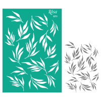 Трафарет багаторазовий самоклеючий №071 Фоновий А4 (21×29,7 см) ROSA TALENT  