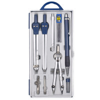 Набор чертежных инструментов Worison Готовальня на 9 предметов