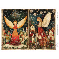 Декупажна картка Різдвяна казка №000715, 21 см × 29,7 см  
