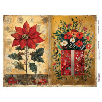 Декупажна картка Різдвяна казка №000726, 21см x 29,7см Декупажна картка Різдвяна казка №000726, 21см x 29,7см