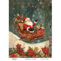 Декупажна картка Різдвяна казка №000740, 21см x 29,7см
