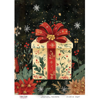 Декупажна картка Різдвяна казка №000742, 21см x 29,7см