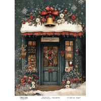 Декупажная карта Рождественская сказка №000745, 21см x 29,7см