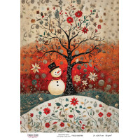 Декупажная карта Рождественская сказка №000746, 21см x 29,7см