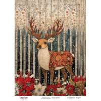 Декупажная карта Рождественская сказка №000747, 21см x 29,7см