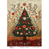 Декупажная карта Рождественская сказка №000755, 21см x 29,7см