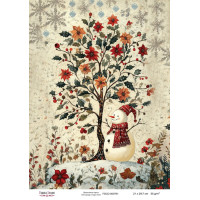 Декупажная карта Рождественская сказка №000761, 21см x 29,7см