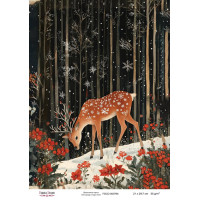 Декупажная карта Рождественская сказка №000764, 21см x 29,7см