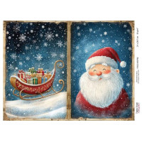 Декупажна картка Різдвяна казка №000782, 21см x 29,7см