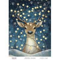 Декупажная карта Рождественская сказка №000823, 21см x 29,7см