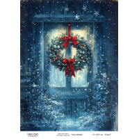 Декупажная карта Рождественская сказка №000826, 21см x 29,7см