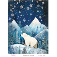 Декупажная карта Рождественская сказка №000832, 21см x 29,7см