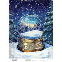 Декупажна картка Різдвяна казка №000835, 21см x 29,7см