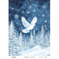 Декупажная карта Рождественская сказка №000837, 21см x 29,7см