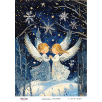 Декупажна картка Різдвяна казка №000840, 21см x 29,7см