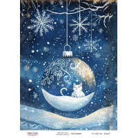 Декупажная карта Рождественская сказка №000847, 21см x 29,7см