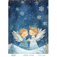 Декупажная карта Рождественская сказка №000848, 21см x 29,7см