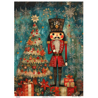 Декупажна картка Щелкунчик, №0876, 29,7×42 см
