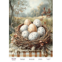 Декупажная карта Пасхальные яйца-04 №000900, 21см x 29,7см