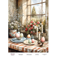 Декупажная карта Пасхальный уют-01 №000943, 21см x 29,7см