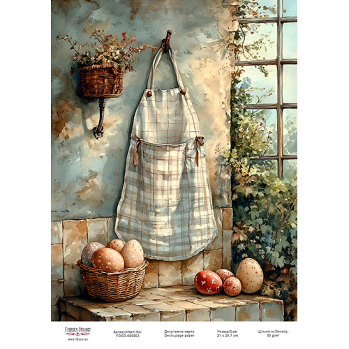 Декупажная карта Пасхальный уют-03 №000953, 21см x 29,7см