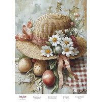 Декупажна картка Весняні квіти-14 №000977, 21×29,7 см  