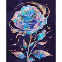 Алмазная мозаика SANTI Блестящая роза 40х50 см на подрамнике Алмазная мозаика SANTI Блестящая роза 40х50 см на подрамнике