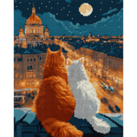 Алмазная мозаика SANTI Романтическое свидание 40х50 см на подрамнике