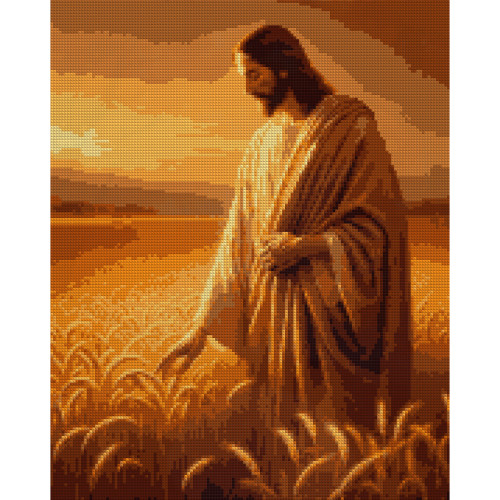Алмазная мозаика SANTI Жатва веры 40х50 см на подрамнике