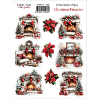 Набір наклейок (стікерів) 5 шт, Christmas, №406  