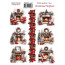 Набір наклейок (стікерів) 5 шт, Christmas, №407  