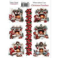 Набір наклейок (стікерів) 5 шт, Christmas, №408  