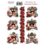 Набір наклейок (стікерів) 5 шт, Christmas, №408  