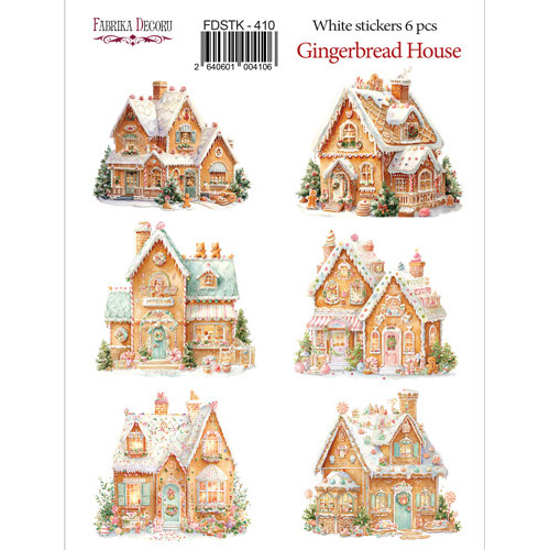 Набір наклейок (стікерів) 5 шт, Christmas, №410  