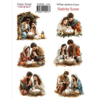 Набор наклеек (стикеров) 5 шт, Christmas, №413