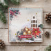 Набор для создания 5 открыток Snowy Christmas 15x15см