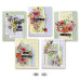 Набор для создания 5 открыток Цветочное настроение 12 x15см