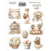 Набір наклейок (стікерів) 9 шт, Happy Easter!, №415  