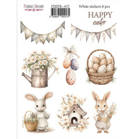 Набор наклеек (стикеров) 8 шт, Happy Easter!, №417
