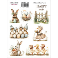 Набор наклеек (стикеров) 7 шт, Happy Easter!, №423