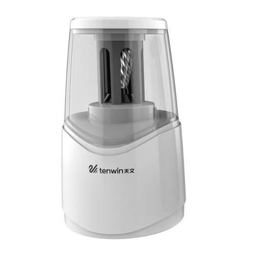 Аккумуляторная электроточилка для карандашей TENWIN 8010, белая