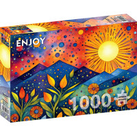 Пазл Дождь на закате Sunset Rain