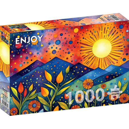 Пазл Дождь на закате Sunset Rain